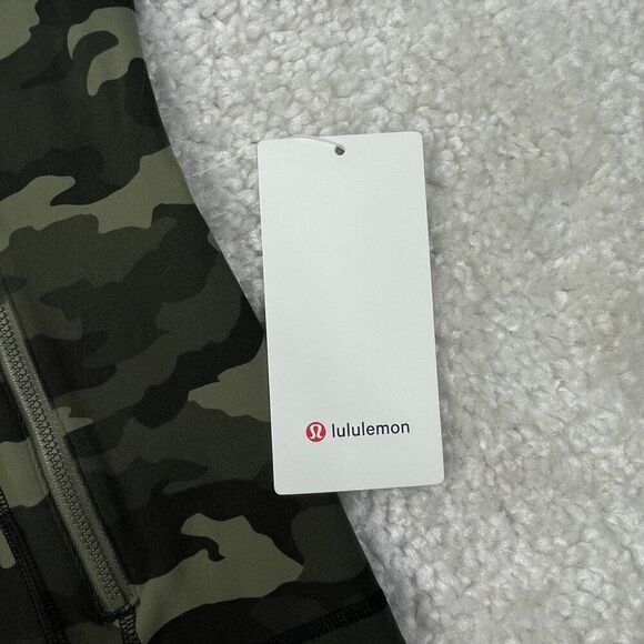 Lululemon Define Jacket Luon Heritage Camo Olive Green 12 - Picture 6 of 11